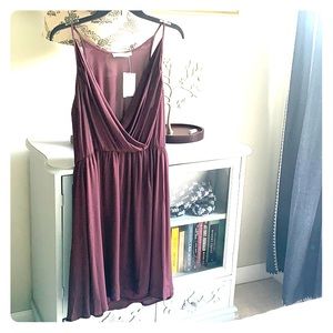 Lush plum dress
